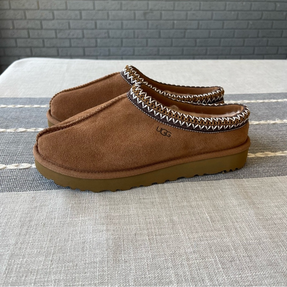 New UGG Tasman Slippers Chestnut Brown Womens Size 8 - Picture 6 of 11
